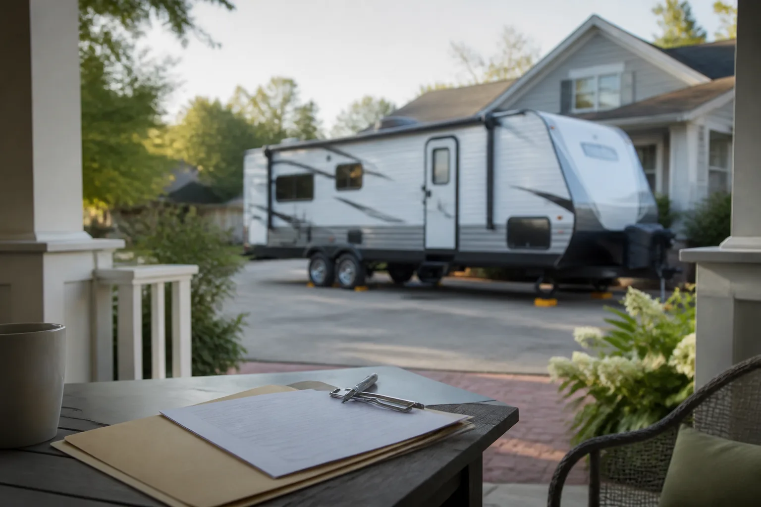 Insurance claims long-term RV rental