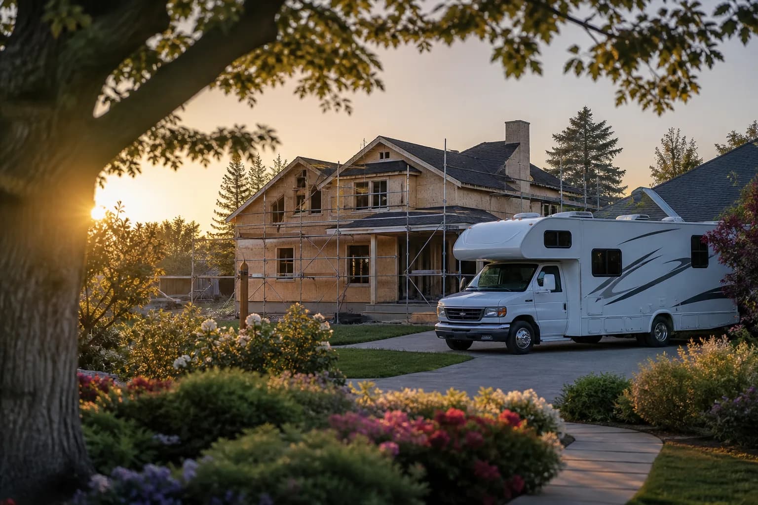 Home rebuilds long-term RV rental