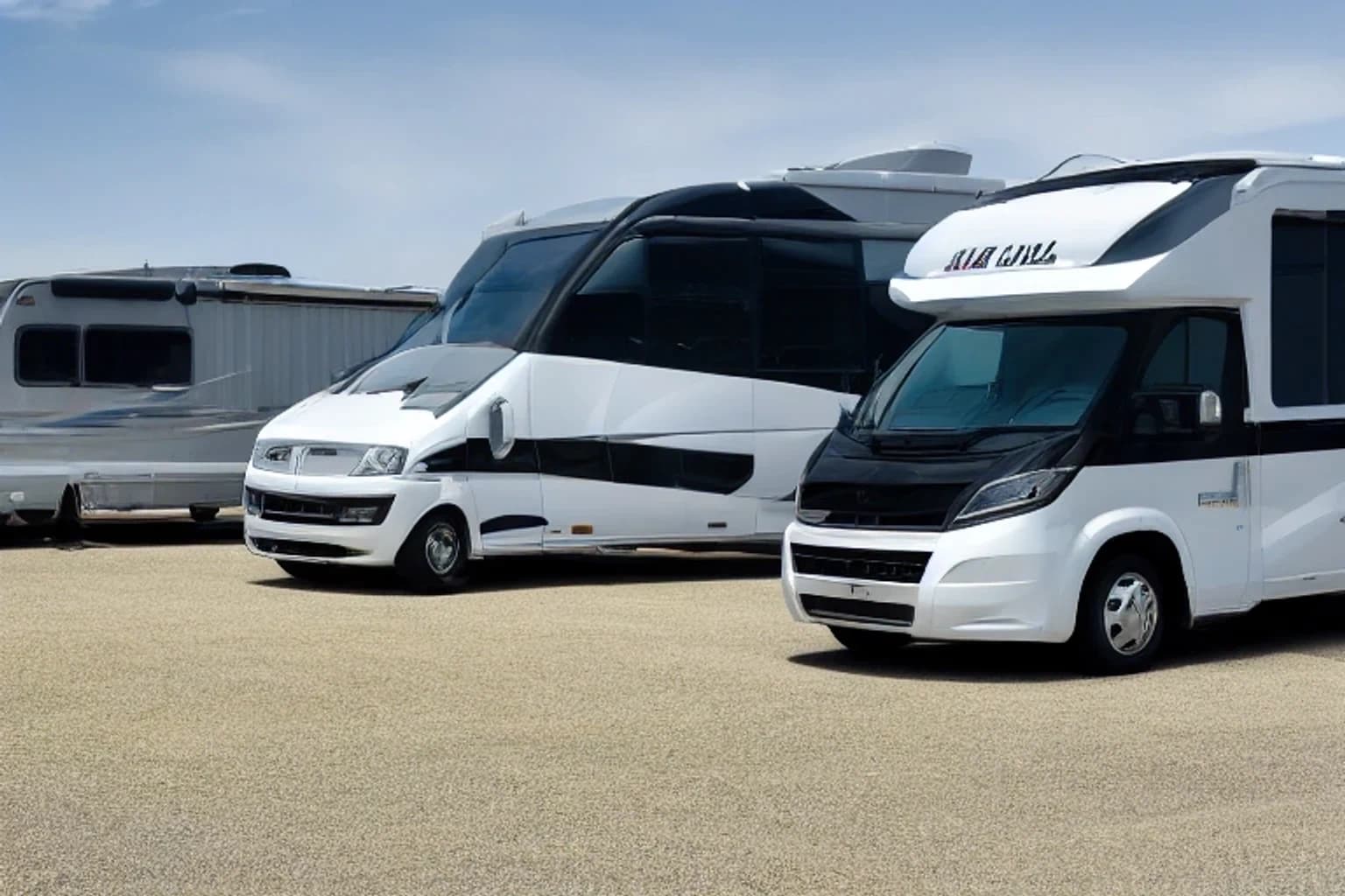 Long-term RV rental unit ready for monthly placement
