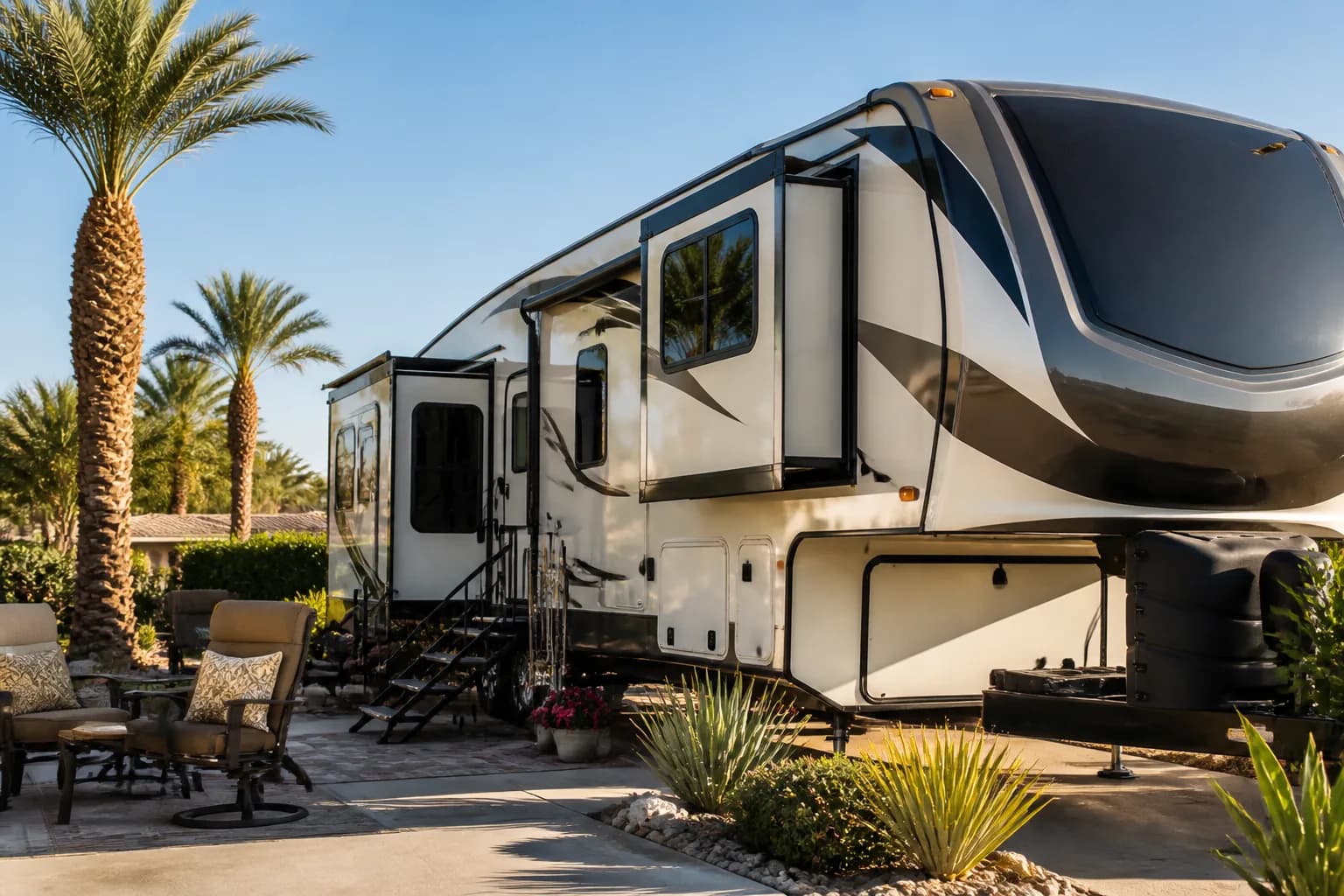 Snowbirds long-term RV rental